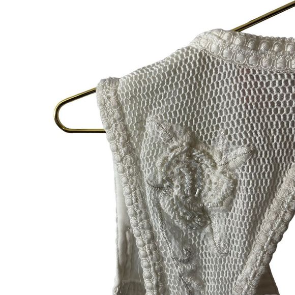 ANTHROPOLOGIE Not So Serious by Pallavi Mohan Deep-V Mini Dress Size MED NWT - Picture 7 of 9